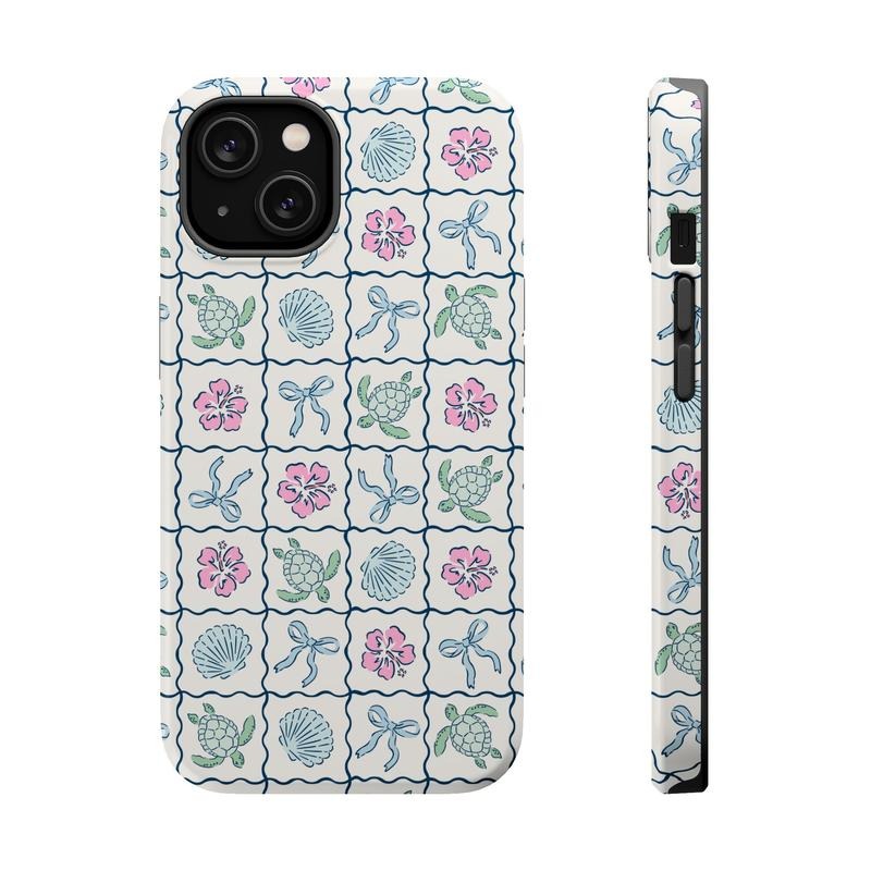 Coquette Beach Life Phone Case Mag Safe Compatible Magnetic Tough Cases T-Shirts, Hoodie, Sweatshirt | RetroVerseTees.com