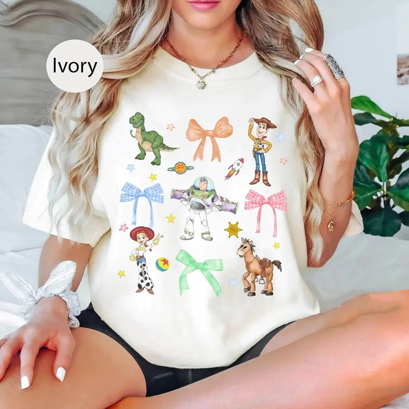 Coquette Bows Toy Shirt Hoodie, Sweatshirt | RetroVerseTees.com