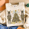 Coquette Camo Nutcracker Christmas Tree Sweater, Dalmatian Dots Brushstroke, Old Camo Nutcrackers Hunting Deer Shirt...