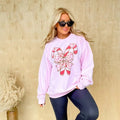 Coquette Candy Cane Graphic Top T-Shirts, Hoodie, Sweatshirt | RetroVerseTees.com
