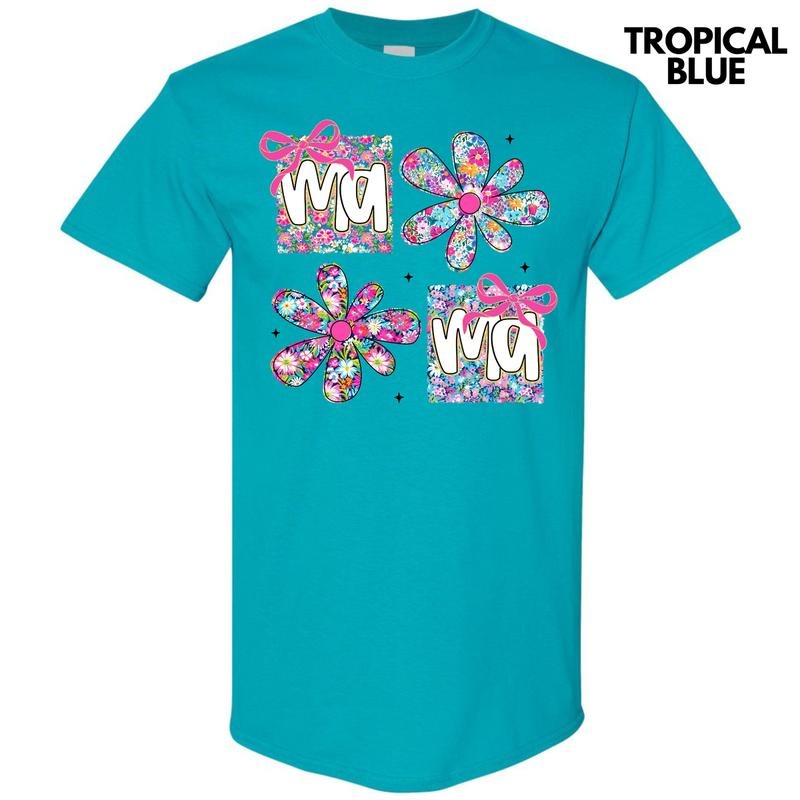 Coquette Ditzy Mama Gildan Short Sleeve T-Shirt 'NLB' Hoodie, Sweatshirt | RetroVerseTees.com