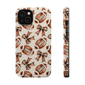 Coquette Football Phone Case Mag Safe Compatible Magnetic Tough Cases T-Shirts, Hoodie, Sweatshirt | RetroVerseTees.com
