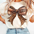Coquette Football tshirt,Football Bow tshirt,Retro Football Bow tshirt,Fall Coquette Bow tshirt,Fall Football Shirt...
