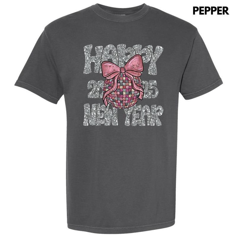 Coquette Happy New Year Comfort Colors T-Shirt Hoodie, Sweatshirt | RetroVerseTees.com