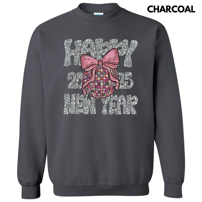 Coquette Happy New Year Sweatshirt T-Shirts, Hoodie | RetroVerseTees.com