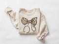 Coquette Nurse Stethoscope Bow Sweatshirt, Leopard Bow Nurse Sweatshirt, Nurse Shirt, Gift for Nurse, ER RN Nurse...