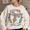 Coquette Teacher Shirt, Back to School, teacher Appreciation Gift, Pencil Bow, first Day of School Shirt Hoodie, Sweatshirt
