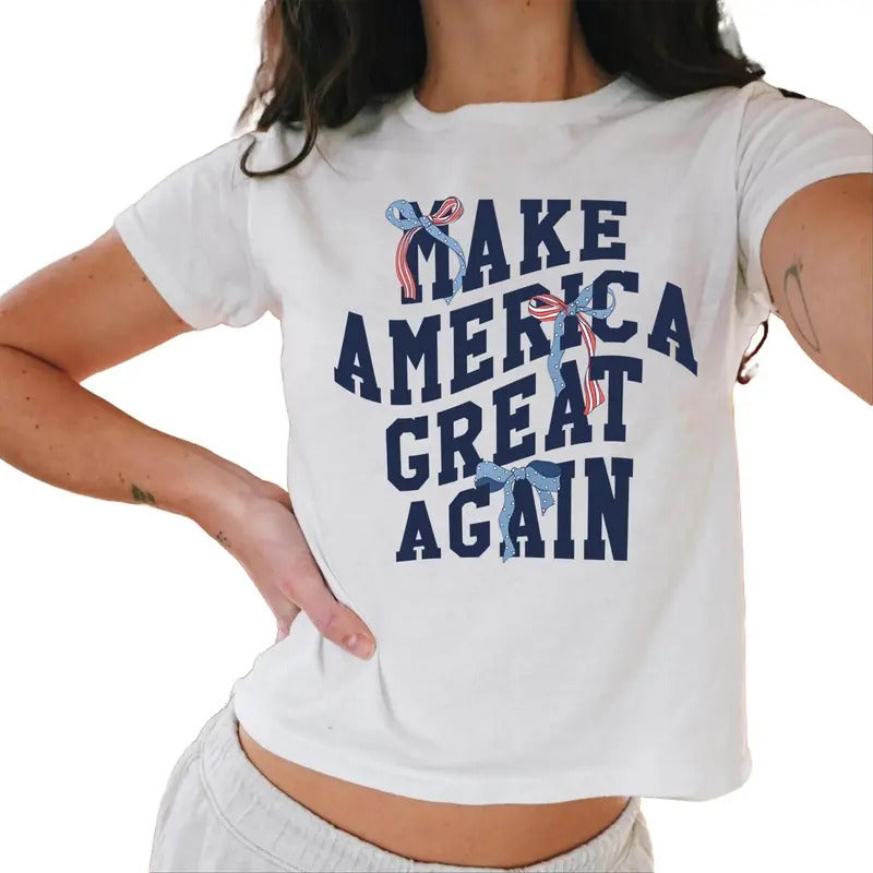 Coquette Trump 47 Baby Tee Preppy Varsity Maga Baby Tee Conservative Gift 02 Casual Comfort Hoodie, Sweatshirt