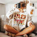 Coquette Valentine Vibes Sweatshirt, Not Glitter Valentine Sweatshirt, Valentine Sweatshirt, Brushstroke valentine...