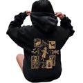 Coraline Hoodie, Coraline Cat Hoodie, Button Eyes Sweatshirt, Dreaming Shirt, Coraline Jones Tee Piece Retro Casual...