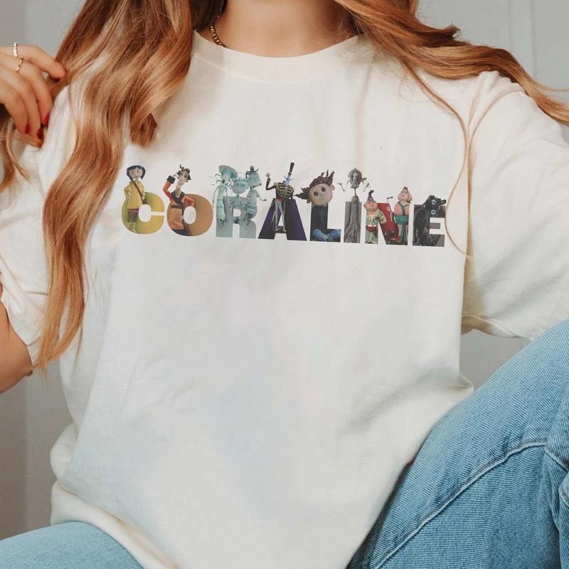 Coraline Movies T-shirt, Sweatshirt, Hoodie | RetroVerseTees.com