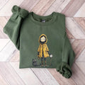 Coraline Sweatshirt, Funny Cartoon Shirt, Coraline Doll Hoodie Casual Classic Cotton Fabric | RetroVerseTees.com