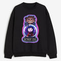 Coraline in Snow Globe with another Wybie Sweatshirt, Coraline Horror Movies, Coraline Sweatshirt Hoodie, Halloween...