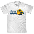 Corona Beer Palm Tree T-Shirt - White Hoodie, Sweatshirt | RetroVerseTees.com