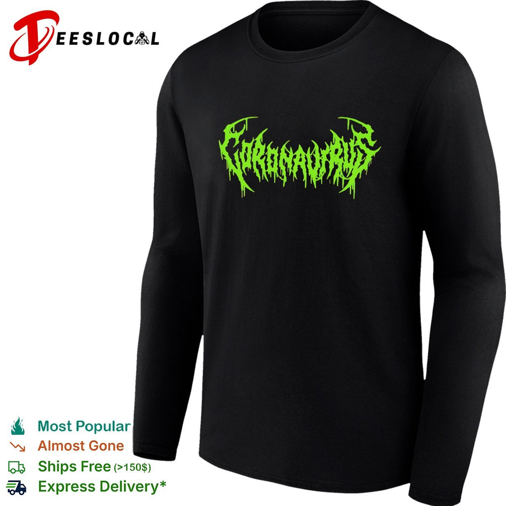 Coronavirus metal logo shirt