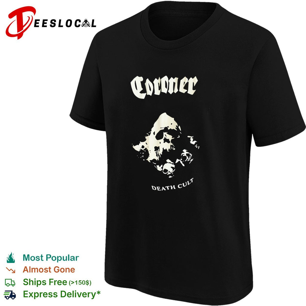 Coroner Death Cult Band thrash metal shirt