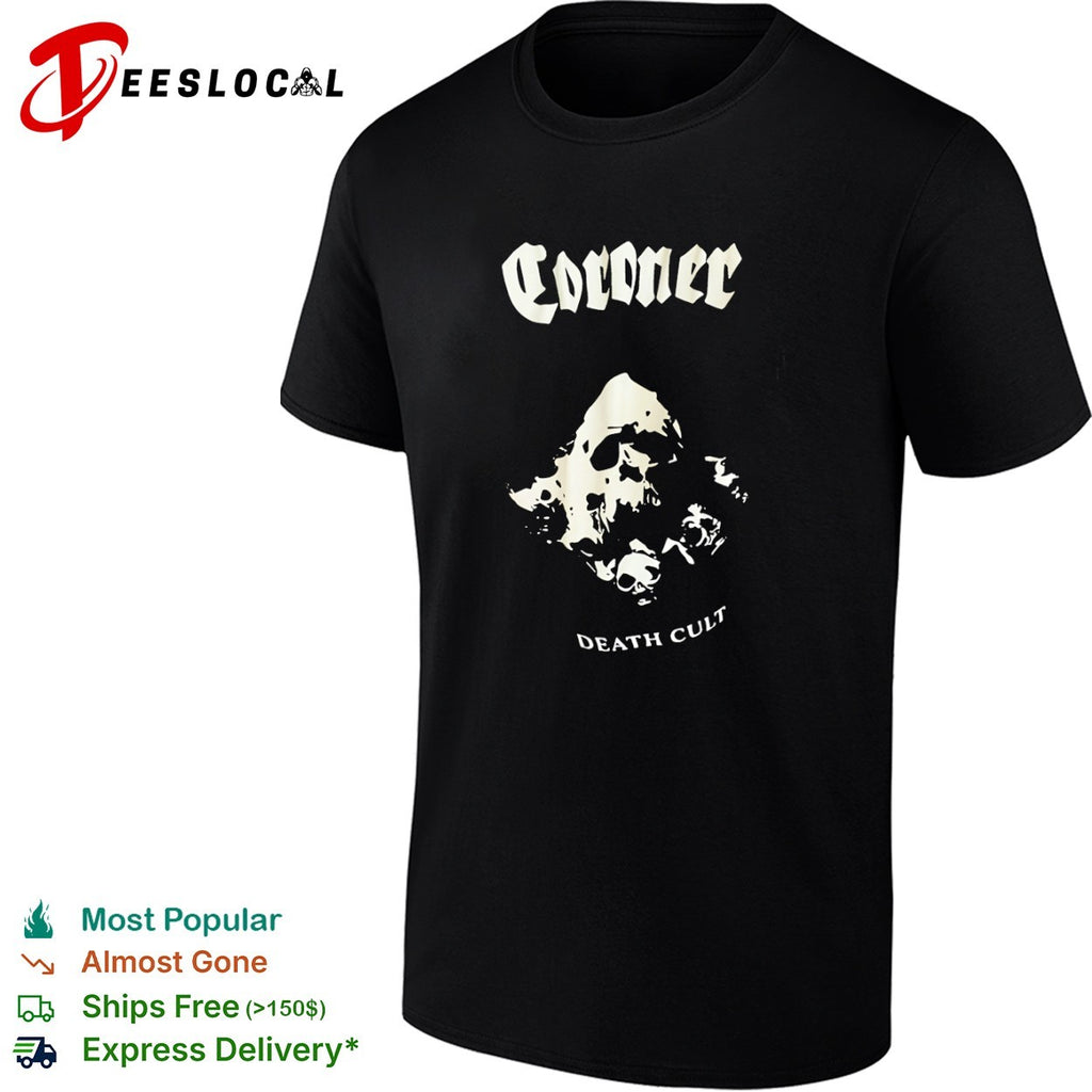 Coroner Death Cult Band thrash metal shirt