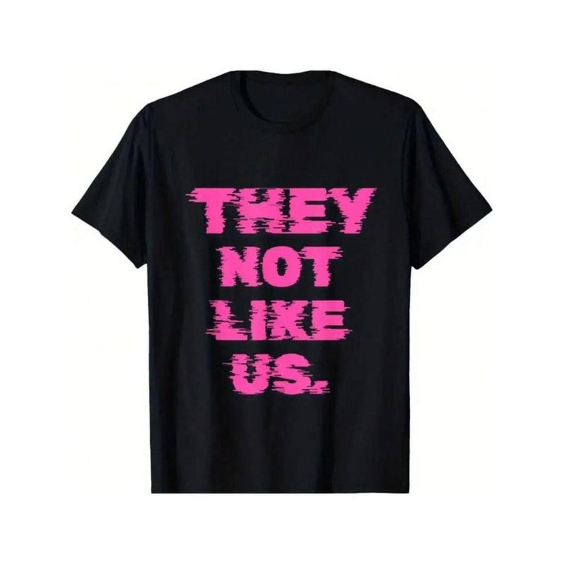 [Cotton Graphic Tee] FOG Breathable Cotton "TNF Not Like Us" Graphic Tee Comfy Menswear Hoodie, Sweatshirt