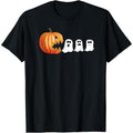 Cotton Short Sleeve Funny Halloween Pumpkin Ghosts Jack WB shield Lantern T-Shirt for Men Women Hoodie, Sweatshirt