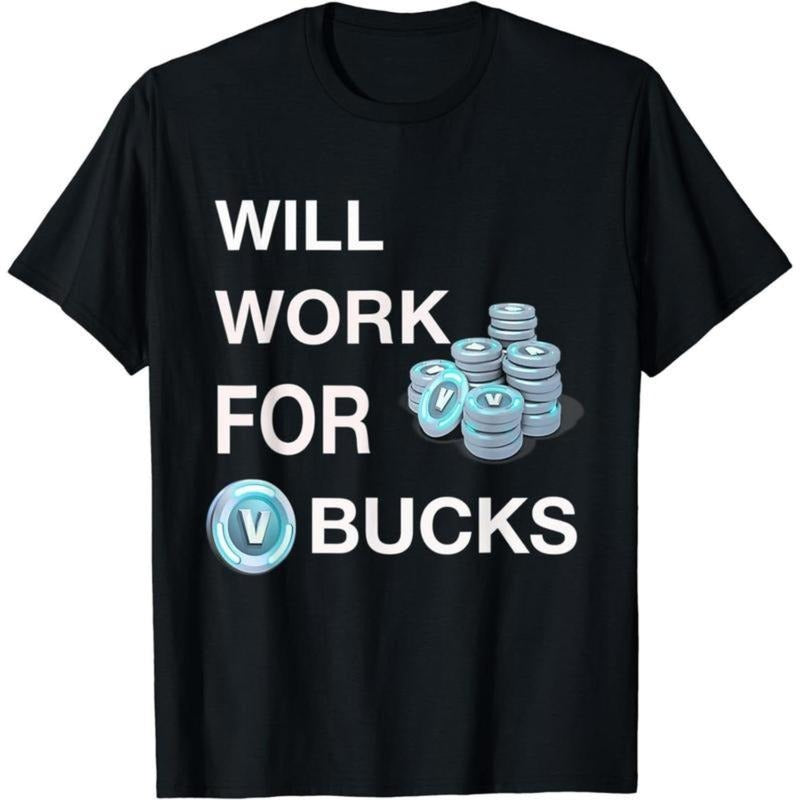 Cotton Short Sleeve will work for Superhero team bucks shirt gamer youth shirt funny gamer T-Shirt for Men Women Graphic...