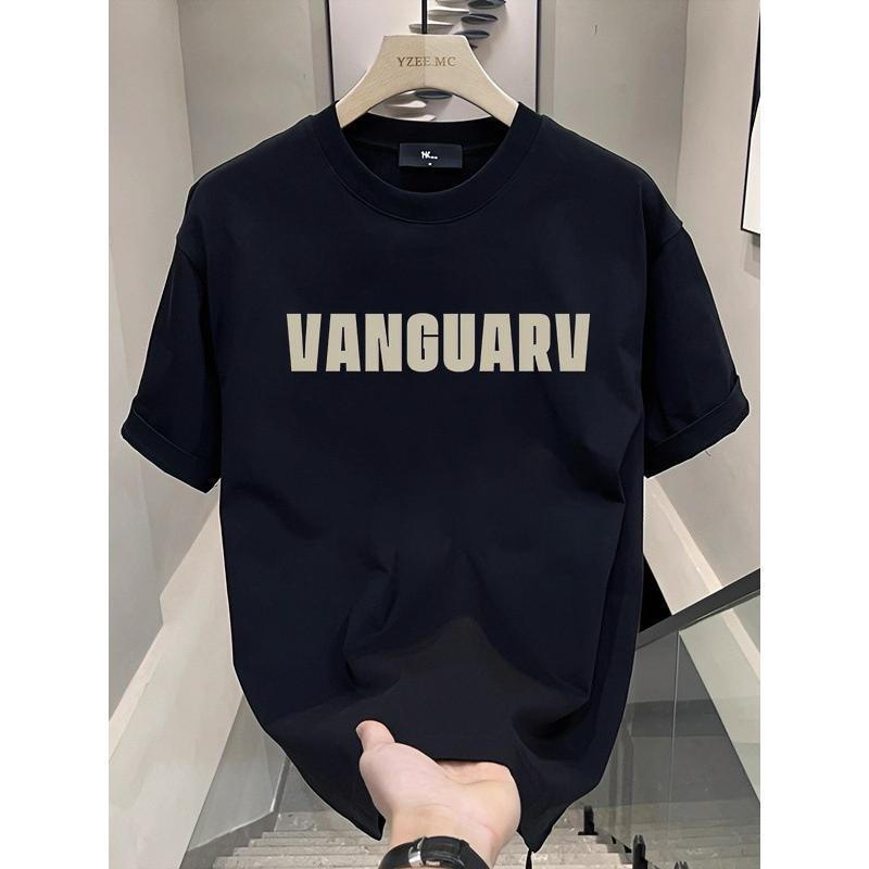 Cotton Short-Sleeved T-shirt for Men and Women Summer Trendy Loose All-Match Couple's Topsstyle{n002}2 Hoodie, Sweatshirt