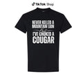 Cougar Shirt by FOG Style Tee - Black - white Graphic Design for Men Gunpla brand Women