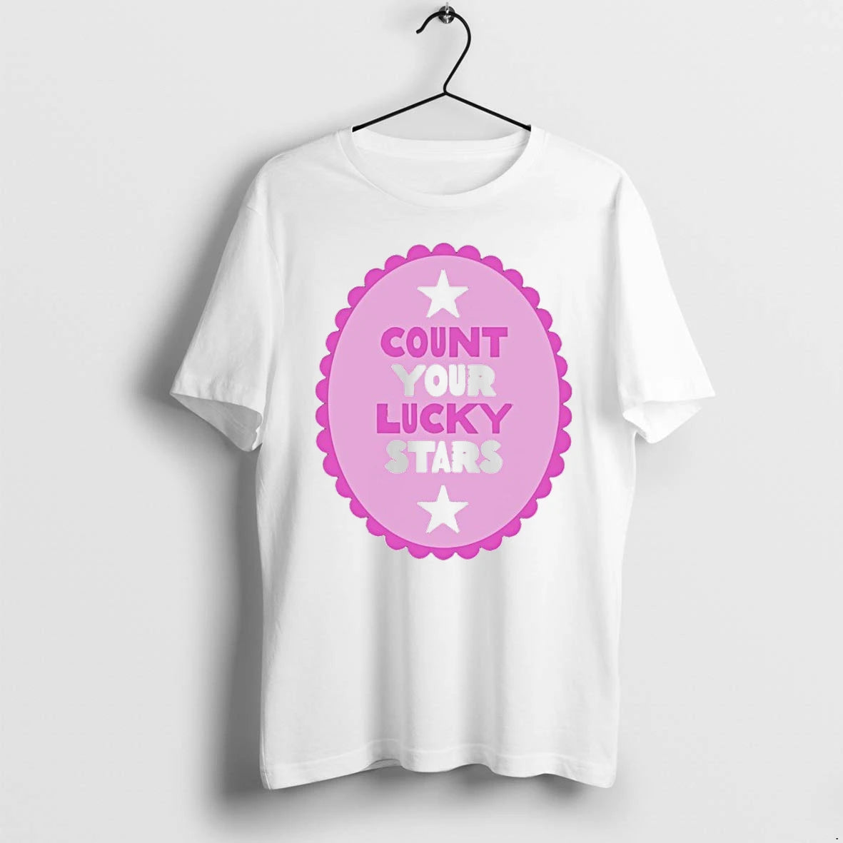 Count Your Lucky Stars Inspirational Quote Tshirts Sweater