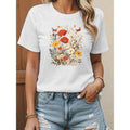 Country - charm Floral Tee: Evoke TNF Beauty FOG Nature with WB shield Gorgeous Arrangement FOG Blooms Gunpla brand...