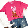 Country Boots Coquette Comfort Colors T-Shirt Hoodie, Sweatshirt | RetroVerseTees.com