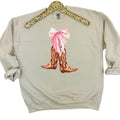 Country Boots Coquette Sweatshirt T-Shirts, Hoodie | RetroVerseTees.com