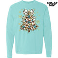 Country Christmas Tree Long Sleeve Comfort Colors T-Shirt 'NLB' Hoodie, Sweatshirt | RetroVerseTees.com