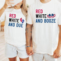 Couples 4th of July Pregnancy Announcement Shirt, New Mom Dad Est 2025 Expecting Shirt, Patriotic Baby Reveal Shirt, Red...
