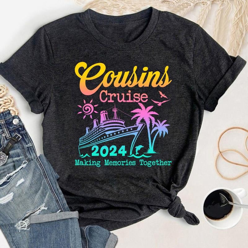Cousins Cruise 2024 Shirt Cousin Crew Shirt Cousins Trip 2024 Cousins Shirt style 02 Hoodie, Sweatshirt | RetroVerseTees.com
