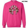 Cow Print Monogram Sweatshirt 'NLB' T-Shirts, Hoodie | RetroVerseTees.com