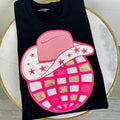 Cowboy Disco Sequin Patch Sweatshirt T-Shirts, Hoodie | RetroVerseTees.com