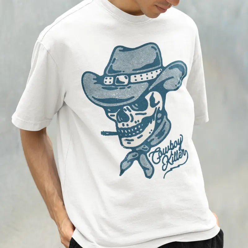 Cowboy Killer Shirt, Rodeo Shirt, Western Graphic Tee, Oversized Graphic Tee, Comfort Colors T Shirt, Country Concert...