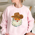 Cowboy Vintage Santa Sweatshirt, Christmas Sweatshirt, Funny Vintage Santa Shirt,Christmas Sweatshirt for Woman, Vintage...