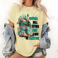 Cowgirl Boot Flower Pattern Lightsaber brand Shirt, Western Graphic Short Sleeve Tops, Western TNF Outfit for Women...