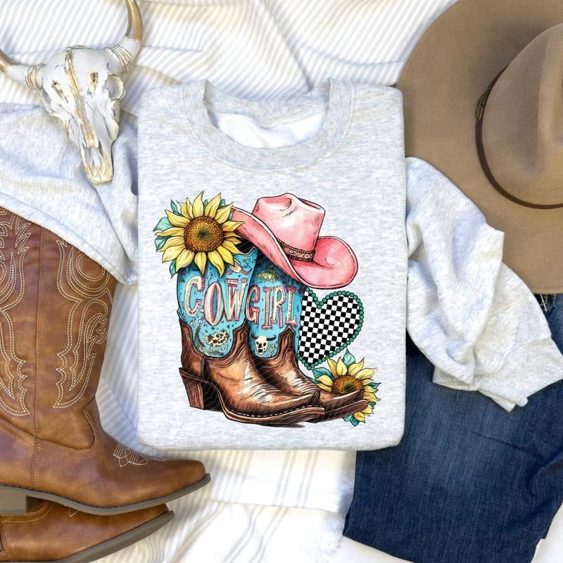 Cowgirl Boots DTF Transfers - THIS IS NOT A SHIRT Hoodie, Sweatshirt | RetroVerseTees.com