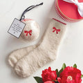 Cozy Bow Blush Socks Ornament T-Shirts, Hoodie, Sweatshirt | RetroVerseTees.com