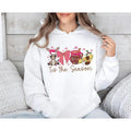Cozy Coquette Christmas Shirt, Festive Mexican Sweater, Calories Don't Count Hoodie, Pink Spanish Tee with Tuki Donkey...