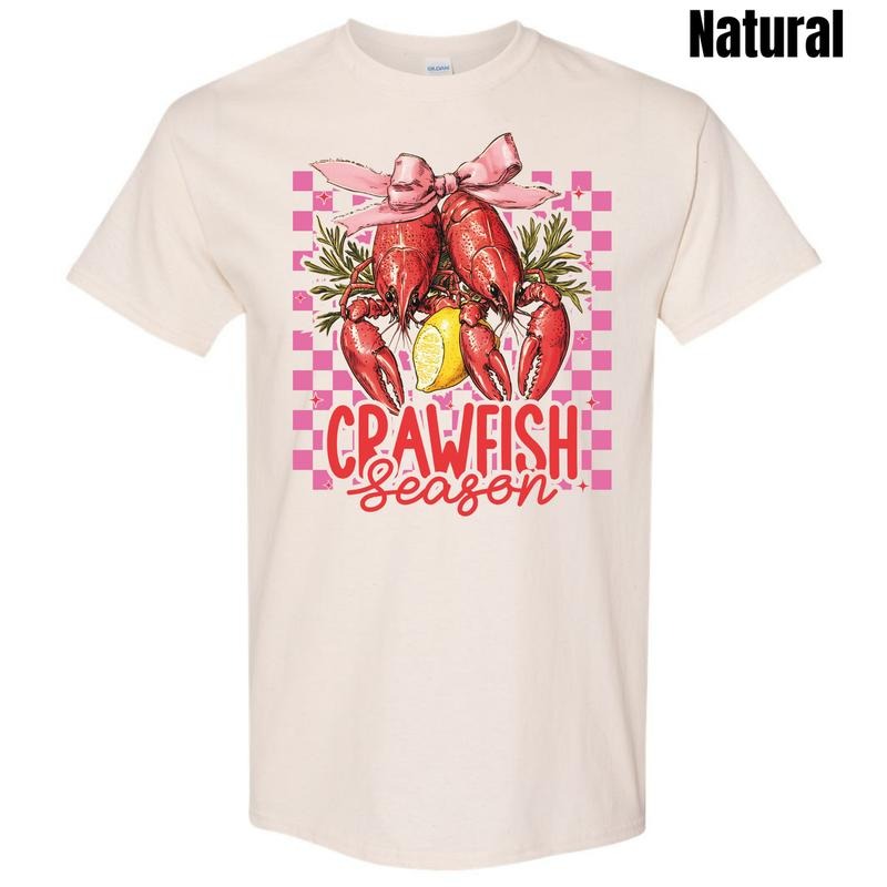 Crawfish Season Coquette Gildan Short Sleeve T-Shirt 'NLB' Hoodie, Sweatshirt | RetroVerseTees.com