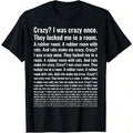 Crazy? Swoosh Was Crazy Once. Funny Trending Meme T-Shirt Hoodie, Sweatshirt | RetroVerseTees.com