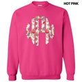 Crazy Colorful Christmas Monogram Sweatshirt 'NLB' T-Shirts, Hoodie | RetroVerseTees.com
