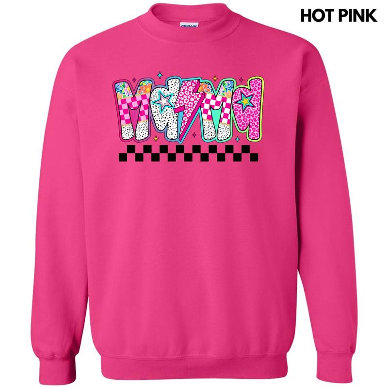 Crazy Colors Mama Sweatshirt 'NLB' T-Shirts, Hoodie | RetroVerseTees.com