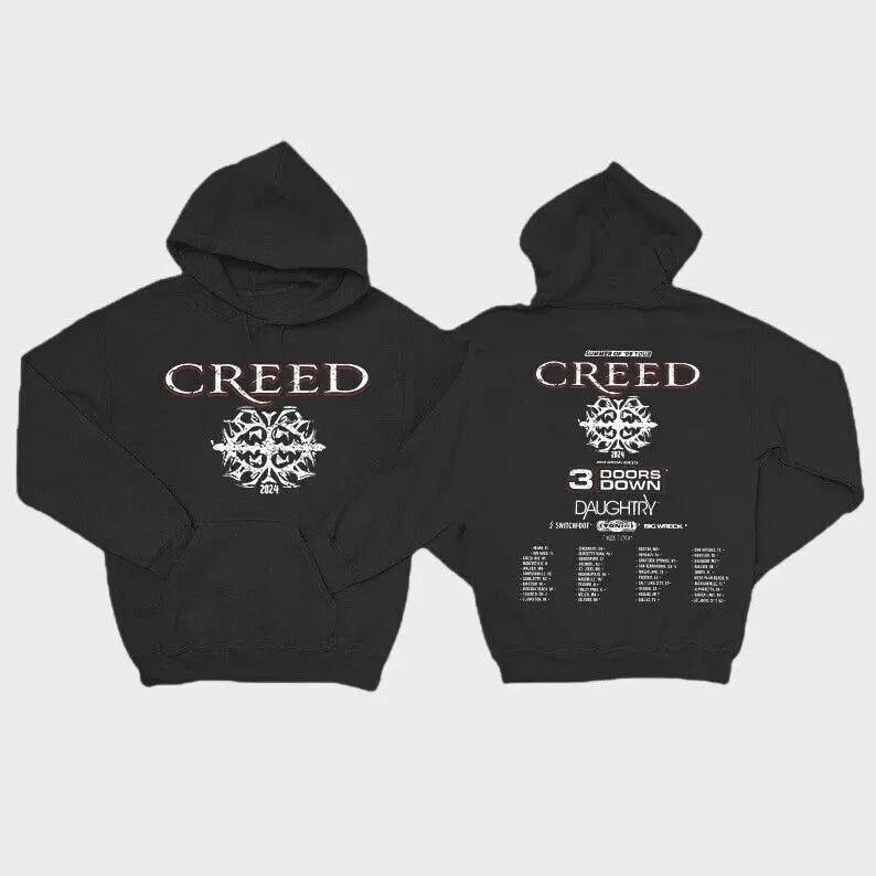 Creed 2024 Tour Summer Of '99 Tour Shirt Unisex Crewneck hoodie, Hoodies For Men and Women Sweatshirt | RetroVerseTees.com