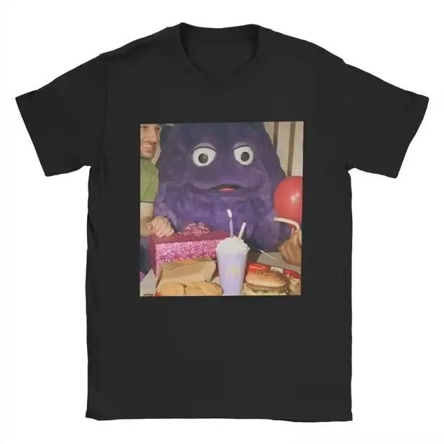 Creepiest Grimace Birthday T-Shirt Featuring Casual Design Hoodie, Sweatshirt | RetroVerseTees.com