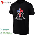 Crown and Creed American Flag Cross Religious Faith Prayer Patriotic Christian shirt