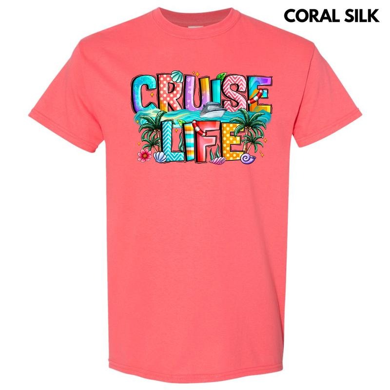 Cruise Life Scene Gildan Short Sleeve T-Shirt 'NLB' Hoodie, Sweatshirt | RetroVerseTees.com