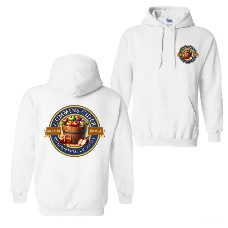 Cummins Cider Hoodie - Sweatshirt-Tshirt,  Men's Funny Shirt, Menswear Casual Crewneck | RetroVerseTees.com